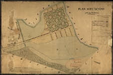 Plan situacyjny p&oacute;łwyspy Rak&oacute;wca rozmierzonej w miesiącu lipcu 1847 r. przez F. H. Stabrowskiego