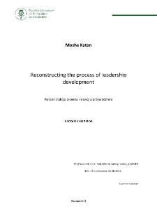 Reconstructing the process of leadership development