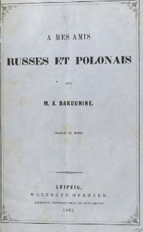 A mes amis russes et polonais
