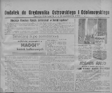 Dodatek do Orędownika Ostrowskiego i Odolanowskiego 1938.10.14