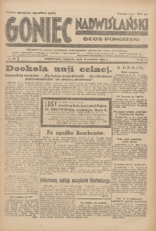 Goniec Nadwiślański: Głos Pomorski: Niezależne pismo poranne, poświęcone sprawom stanu średniego 1931.04.19 R.7 Nr90