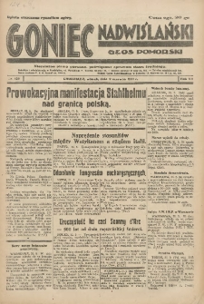 Goniec Nadwiślański: Głos Pomorski: Niezależne pismo poranne, poświęcone sprawom stanu średniego 1931.06.02 R.7 Nr125