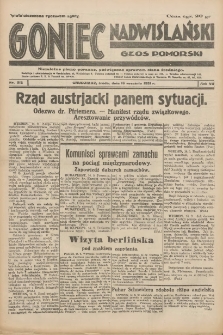 Goniec Nadwiślański: Głos Pomorski: Niezależne pismo poranne, poświęcone sprawom stanu średniego 1931.09.16 R.7 Nr213