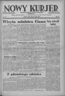 Nowy Kurjer: dziennik poświęcony sprawom politycznym i społecznym 1939.02.28 R.50 Nr48