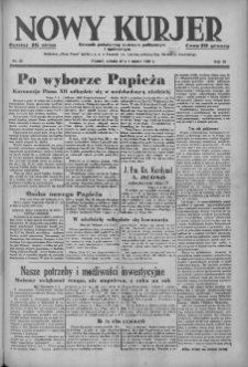 Nowy Kurjer: dziennik poświęcony sprawom politycznym i społecznym 1939.03.04 R.50 Nr52