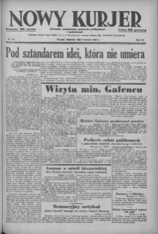 Nowy Kurjer: dziennik poświęcony sprawom politycznym i społecznym 1939.03.05 R.50 Nr53