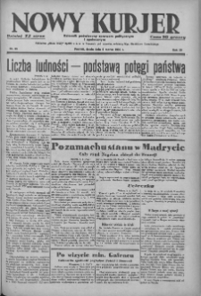 Nowy Kurjer: dziennik poświęcony sprawom politycznym i społecznym 1939.03.08 R.50 Nr55