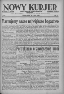Nowy Kurjer: dziennik poświęcony sprawom politycznym i społecznym 1939.03.09 R.50 Nr56