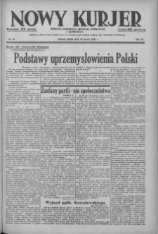 Nowy Kurjer: dziennik poświęcony sprawom politycznym i społecznym 1939.03.10 R.50 Nr57