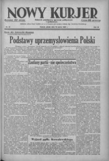 Nowy Kurjer: dziennik poświęcony sprawom politycznym i społecznym 1939.03.10 R.50 Nr57