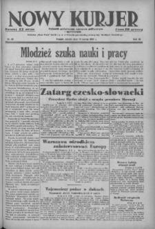 Nowy Kurjer: dziennik poświęcony sprawom politycznym i społecznym 1939.03.11 R.50 Nr58