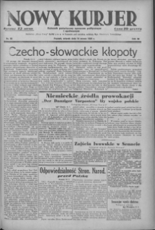 Nowy Kurjer: dziennik poświęcony sprawom politycznym i społecznym 1939.03.14 R.50 Nr60