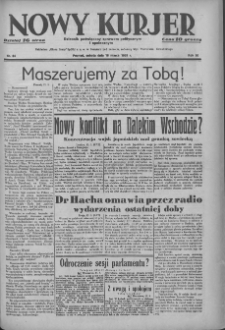 Nowy Kurjer: dziennik poświęcony sprawom politycznym i społecznym 1939.03.18 R.50 Nr64