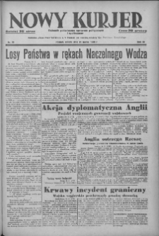 Nowy Kurjer: dziennik poświęcony sprawom politycznym i społecznym 1939.03.25 R.50 Nr70