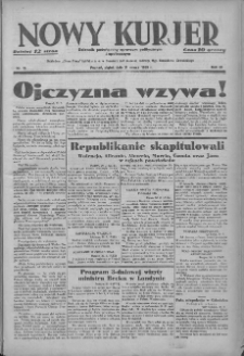 Nowy Kurjer: dziennik poświęcony sprawom politycznym i społecznym 1939.03.31 R.50 Nr75