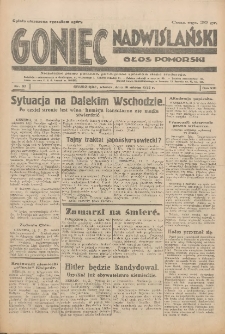 Goniec Nadwiślański: Głos Pomorski: Niezależne pismo poranne, poświęcone sprawom stanu średniego 1932.02.16 R.8 Nr37