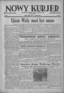 Nowy Kurjer: dziennik poświęcony sprawom politycznym i społecznym 1939.04.07 R.50 Nr81