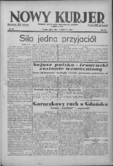 Nowy Kurjer: dziennik poświęcony sprawom politycznym i społecznym 1939.04.14 R.50 Nr86