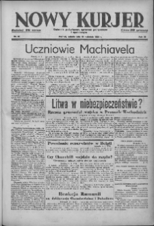 Nowy Kurjer: dziennik poświęcony sprawom politycznym i społecznym 1939.04.15 R.50 Nr87