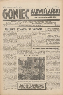 Goniec Nadwiślański: Głos Pomorski: Niezależne pismo poranne, poświęcone sprawom stanu średniego 1932.03.13 R.8 Nr60