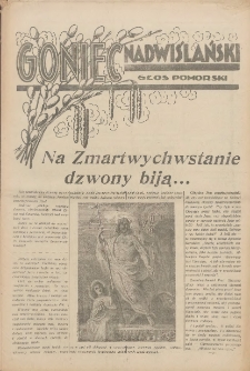 Goniec Nadwiślański: Głos Pomorski: Niezależne pismo poranne, poświęcone sprawom stanu średniego 1932.03.27 R.8 Nr72