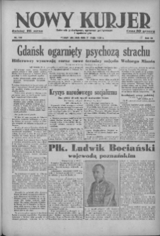 Nowy Kurjer: dziennik poświęcony sprawom politycznym i społecznym 1939.05.21 R.50 Nr116
