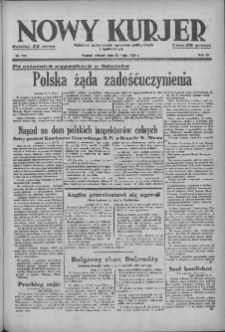 Nowy Kurjer: dziennik poświęcony sprawom politycznym i społecznym 1939.05.23 R.50 Nr117