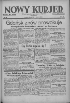 Nowy Kurjer: dziennik poświęcony sprawom politycznym i społecznym 1939.06.06 R.50 Nr128