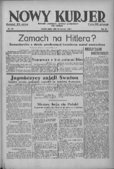 Nowy Kurjer: dziennik poświęcony sprawom politycznym i społecznym 1939.06.23 R.50 Nr142