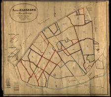 Revier Trebchen zur Herrschaft Storchnest, Kreis Fraustadt geh&ouml;rig. plan las&oacute;w. Aufgenommen im August 1883 1851 durch Cramer