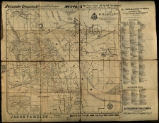 Plan m[iasta] Warszawy z numeracya dom&oacute;w