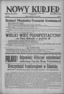 Nowy Kurjer: dziennik poświęcony sprawom politycznym i społecznym 1939.05.05 R.50 Nr103