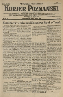 Kurier Poznański 1930.09.29 R.25 nr 448