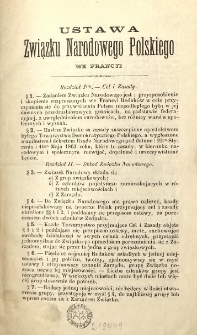 Ustawa Związku Narodowego Polskiego we Francyi