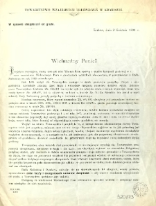 W sprawie ubezpieczeń od gradu. Kraków, dnia 2 kwietnia 1896 r.