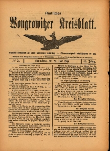 Amtliches Wongrowitzer Kreisblatt. 1914.05.23 Jg.64 Nr21