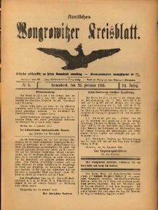 Amtliches Wongrowitzer Kreisblatt. 1915.02.20 Jg.54 Nr8