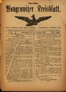 Amtliches Wongrowitzer Kreisblatt. 1915.12.25 Jg.54 Nr 52