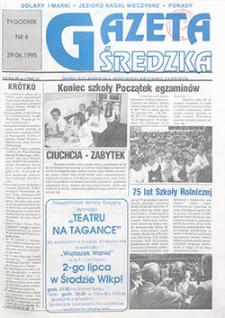 Gazeta Średzka 1995.06.29 Nr6