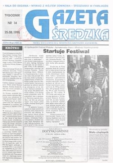 Gazeta Średzka 1995.08.25 Nr14