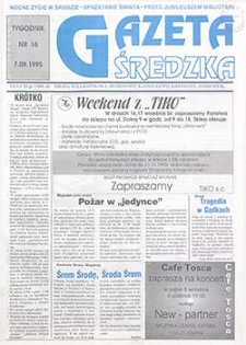 Gazeta Średzka 1995.09.07 Nr16