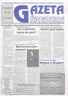 Gazeta Średzka 1995.10.19 Nr22