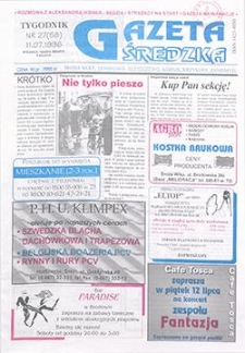 Gazeta Średzka 1996.07.11 Nr27(58)