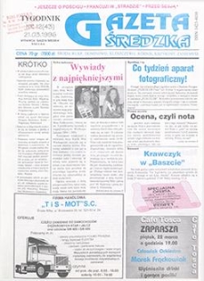 Gazeta Średzka 1996.03.21 Nr12(43)