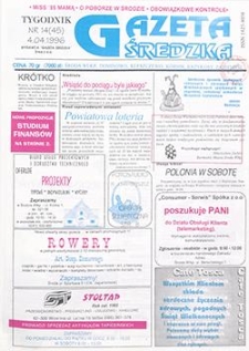 Gazeta Średzka 1996.04.04 Nr14(45)