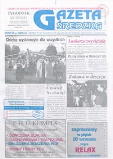 Gazeta Średzka 1996.09.19 Nr37(68)