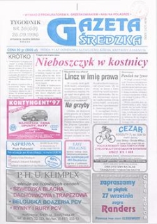 Gazeta Średzka 1996.09.26 Nr38(69)