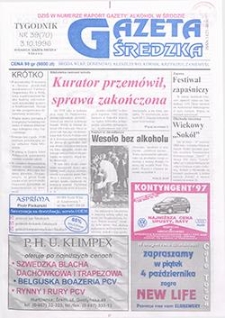 Gazeta Średzka 1996.10.03 Nr39(70)