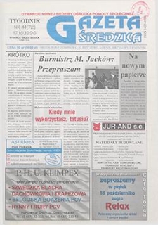 Gazeta Średzka 1996.10.17 Nr41(72)