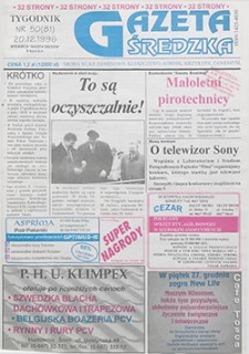 Gazeta Średzka 1996.12.20 Nr50(81)